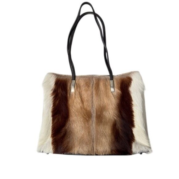 Clever Carriage Company Springbok Hide Shoulder Bag - Picture 3 of 7
